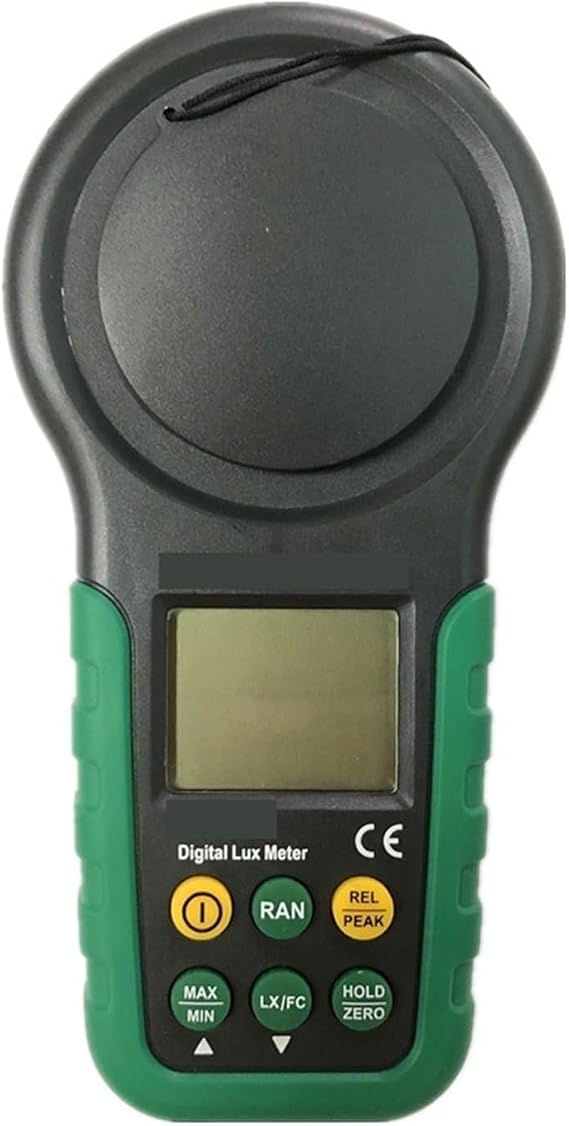 Lux Meter Lux Meter 200,000 Lux Light Meter Test Spectra Auto Range High Precision Digital Luxmeter Illuminometer Large Measuring Range and High Precision