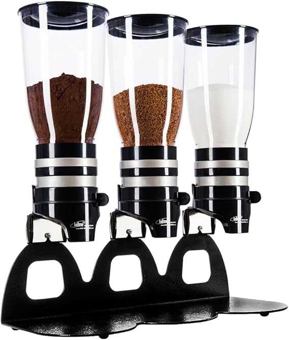 IDM 3-Container Coffee, Sugar and Spice Dispenser
