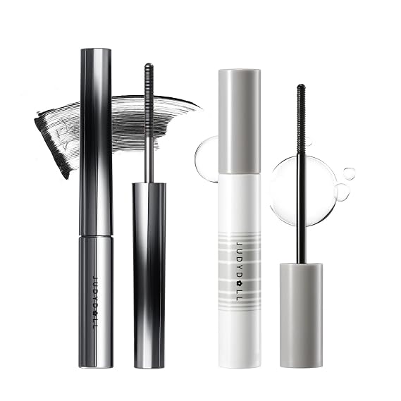 JUDYDOLL Defined lash Kit-Gentle Remover for Waterproof Eye Makeup | #01BLACK IRON MASCARA + Mascara Remover