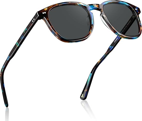 CARFIA Acetate Polarized Sunglasses for Men UV400 Protection CA5285L