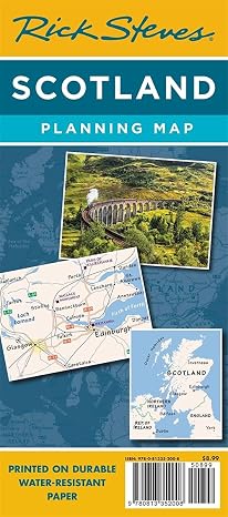 Rick Steves Scotland Planning Map: Including Edinburgh & Glasgow City Maps