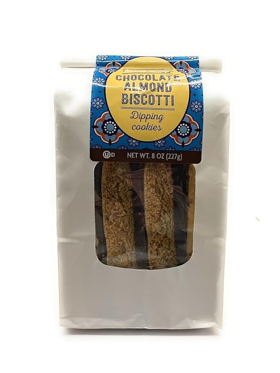Chocolate Almond Biscotti Dipping Cookies 8 oz (227g)
