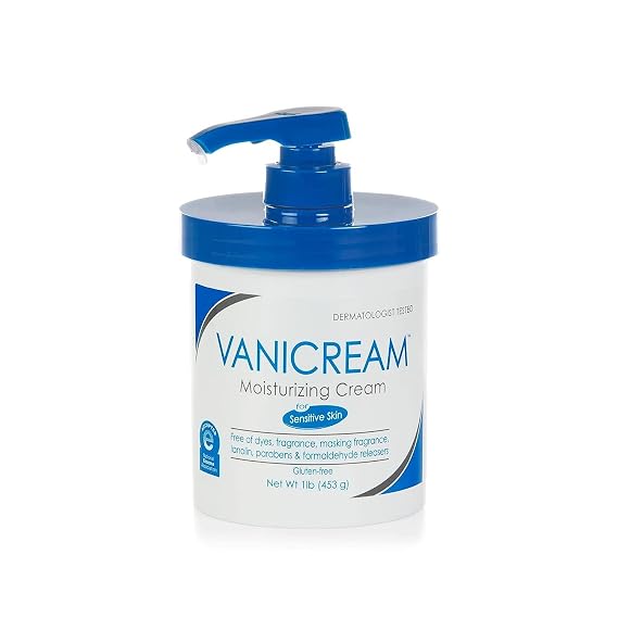 Vanicream Moisturizing Skin Cream with Pump Dispenser - Moisturizer for Those with Sensitive Skin - 16 fl oz