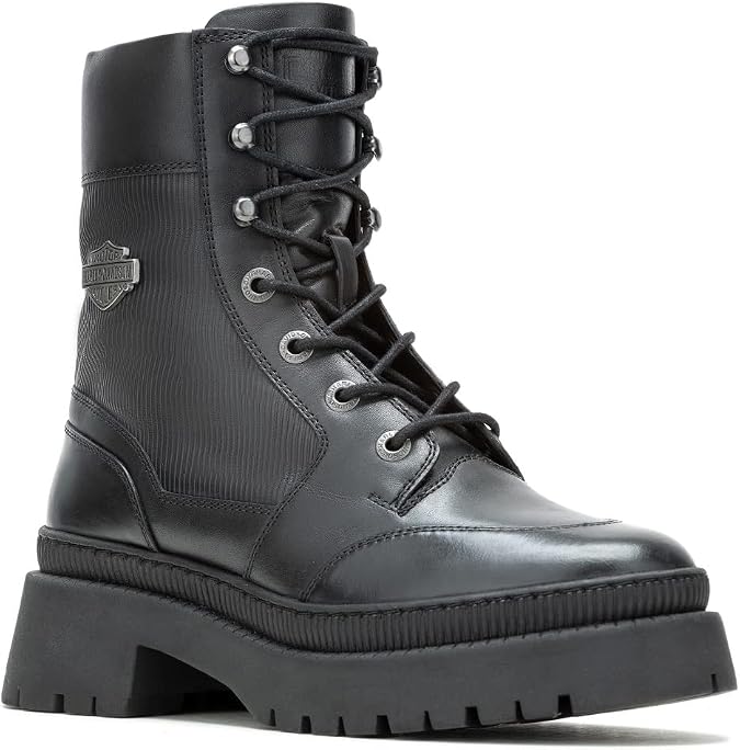 Harley-Davidson Women's Kavan Black or Brown 7-Inch Fashion Boots D65001