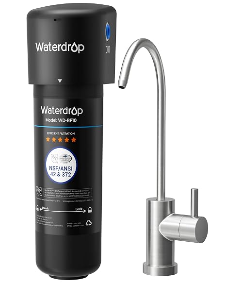 Waterdrop 10UB Under-Sink Water Filter System with Dedicated Tap NSF/ANSI
