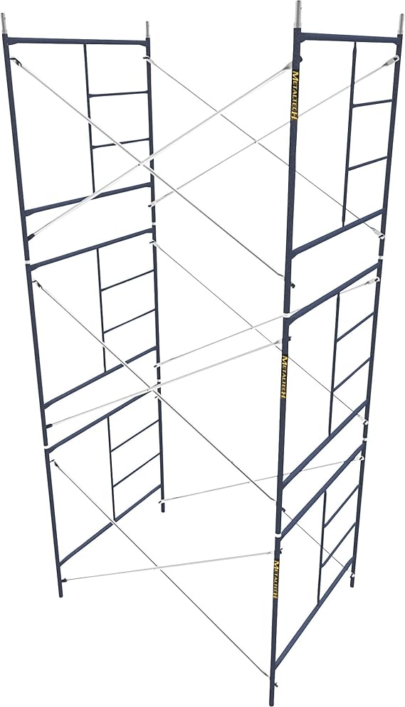 Metaltech Safetstack 5ft. x 5ft. x 7ft. Mason Frame - Set of 3, Model Number M-MFS606084AK3