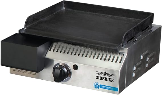 Camp Chef Sidekick Grill Accessory, 28,000 BTU, Flat Top
