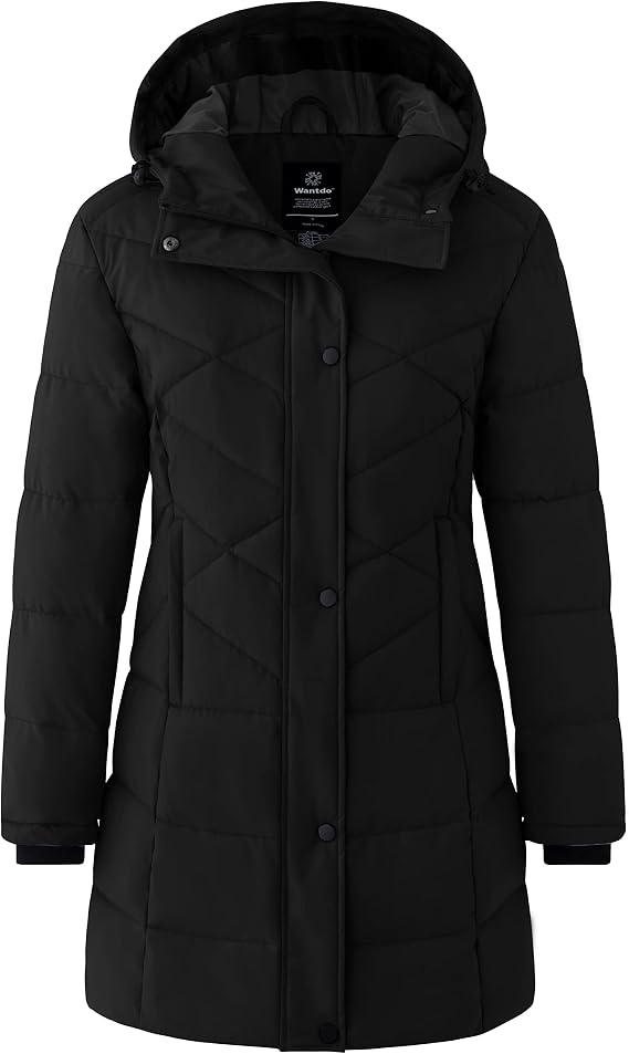 wantdo Women's Winter Jacket Puffy Coat Puffer Jackets Warm Winter Coats