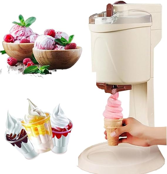 Ice Cream Machine, Countertop Soft Serve Ice Cream Maker Commercial Soft Ice Cream Machine, Ice Cream Maker Machine Soft Serve