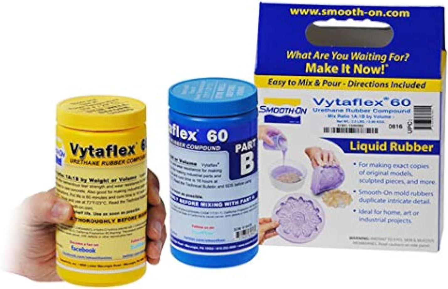 Smooth-On VytaFlex 60 Liquid Urethane Rubber Pint Unit