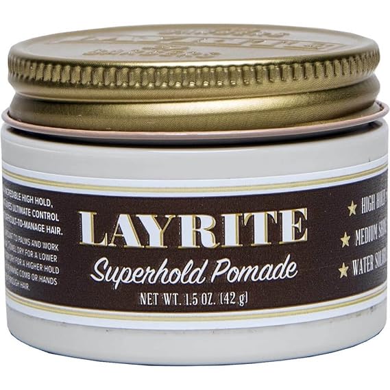 Layrite Superhold Pomade, 1.5 oz