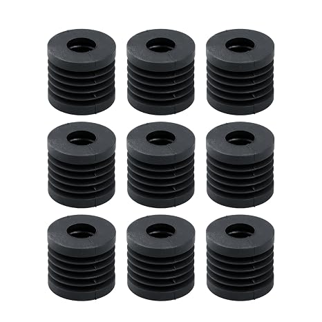 9-Piece Bamboo Lab X1/X1C/P1P/P1S Upgrade Anti-Vibration Foot Kit, Non-Slip Shock Absorbers, High-Temperature Silicone Shock Absorbers, Reduces Vibration by 92% and Prevents Sagging
