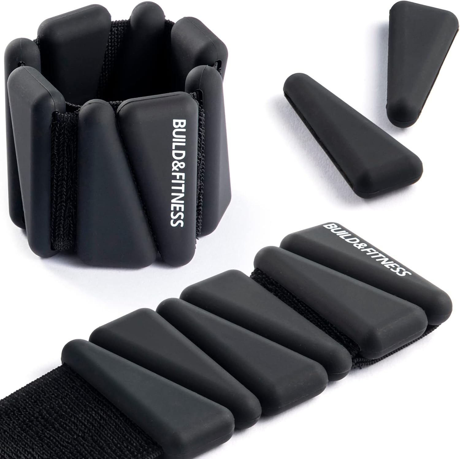 Wrist & Ankle Weights, Adjustable Bands for Women & Men Workouts, Set of 2 1lb & 2lb each1kg & 2kg total Running, Jogging, Yoga, Pilates, Aerobics, Strength Training