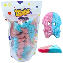 1/2 Pound BUBS Dizzy Skulls Foam Sweet & Sour Swedish Candy Bubs Sweden Skalle Bubble Gum Flavor Gummy Seen on TikTok