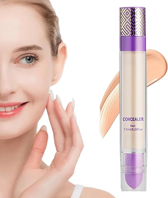 Cream Concealer Full Coverage - 4 in 1 Long Lasting Full Coverage Waterproof Foundation - Radiant Brightening Hydrating Cc Cream Cosmetics 7.5ml for Women