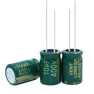 5PCS 400V 100UF Electrolytic Capacitor, High Frequency Aluminum Electrolytic Capacitors for Refrigerator, TV, LCD Monitor