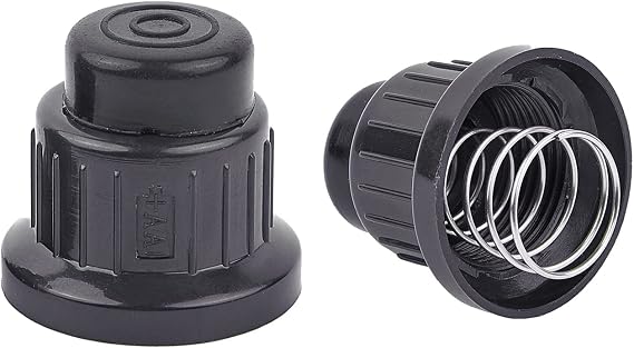 2Pcs AA Battery Push Button Ignitor Caps, Dia. 14.5mm, Length 50.5mm