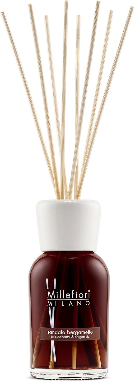 Millefiori Milano Diffusore Stick, 250ml, Sandalo Bergamotto