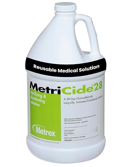 Metrex MetriCide 28 Sterilizing Solution, 1 Gallon