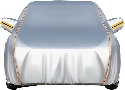 Car Cover for Chevy Camaro RS 1982-1992, Waterproof Full Cover for Automobiles Snow Rain Scratch Protector with Zipper Outdoor Garage 4 Season Car Tarpaulin