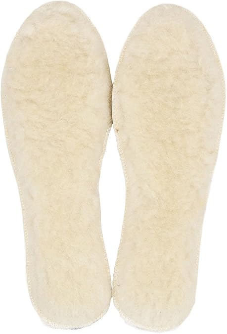 Unisex Sheepskin Insoles Warm Soft Cozy