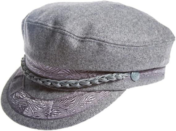 Aegean Authentic Greek Fisherman's Cap - Wool - Grey - 7 7/8 - (24 3/4 Inches - 63 cm)