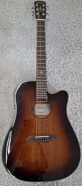 Alvarez AD66CE Artist Series Dreadnought Acoustic-electric Guitar - Shadowburst