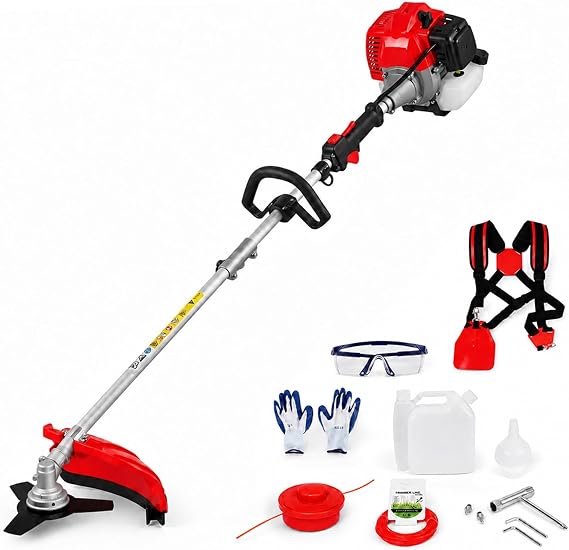 Gas Weed Eater 52cc Weed Wacker Gas Powered Brush Cutter and String Trimmer