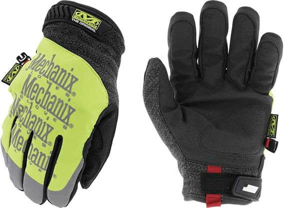 Mechanix Wear ColdWorkTM Hi-Viz Original D5-360 (Small, Black/Hi-Viz Yellow)