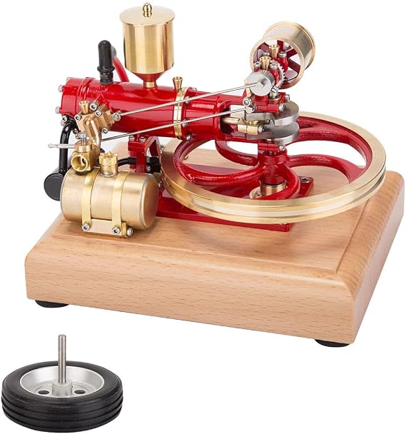 Steam Engine Model, Horizontal Single Cylinder Four-Stroke Engine Model for Three-Wheelers (Ready to Run)