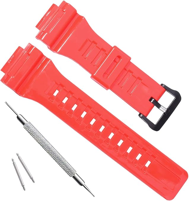 Waterproof Natural Resin Replacement Watch Band for Casio SGW-300H AE-1200 W-800H AQ- S800W AQ-S810W