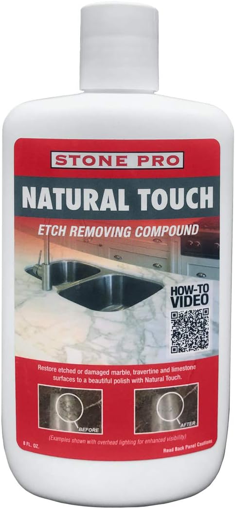 Stone Pro, Etch Remover, Natural Touch, 8 Oz.