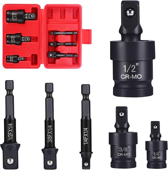 Impact Drive Socket Adapter Set Impact Universal Joint Socket Set