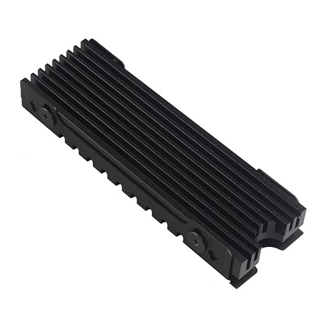 ZDE M.2 2280 SSD Heatsink Cooler Double-Sided Heat Sink with Thermal Silicone Pad Compatible with PC Laptop PS5 Raspberry Pi PCIe NVMe NGFF SATA M.2 SSD