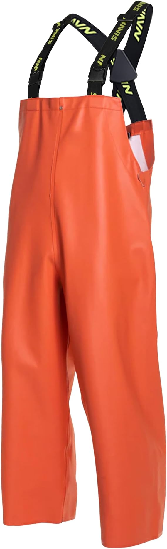 Men's Commercial Fishing PVC Bib Overalls, Waterproof Workwear