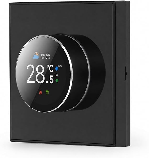 WiFi Smart Thermostat Temperature Controller, Weekly Programmable Button/Mobile App/Voice Compatible with Tuya App - for Water/Gas Boiler 3A