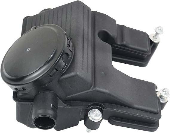 Oil Separator Replacement for Porsche Panamera Cayenne 2010-2018, Stainless Steel, 2-Port Ball Valve, 1/2 in Threaded Inlet, Metal Body, Automotive Engine Oil Separator