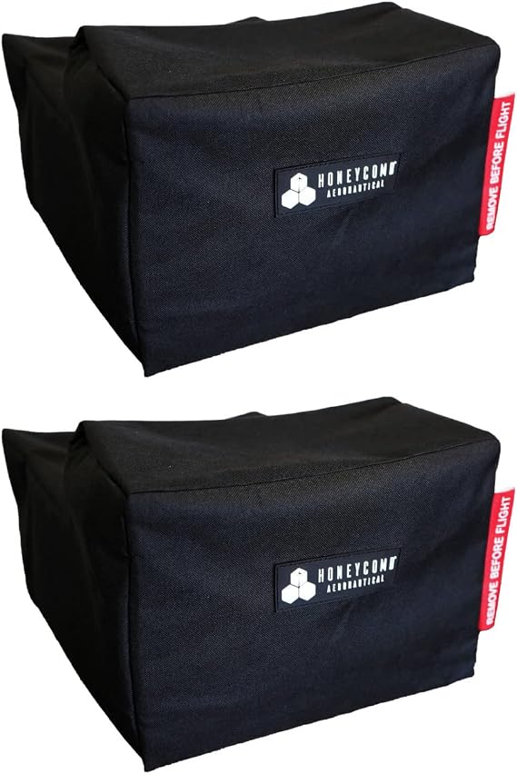 Honeycomb Aeronautical Dust Cover Bundle | For Alpha Yoke and Bravo Throttle Quadrant, 2-Pack, (2 items)