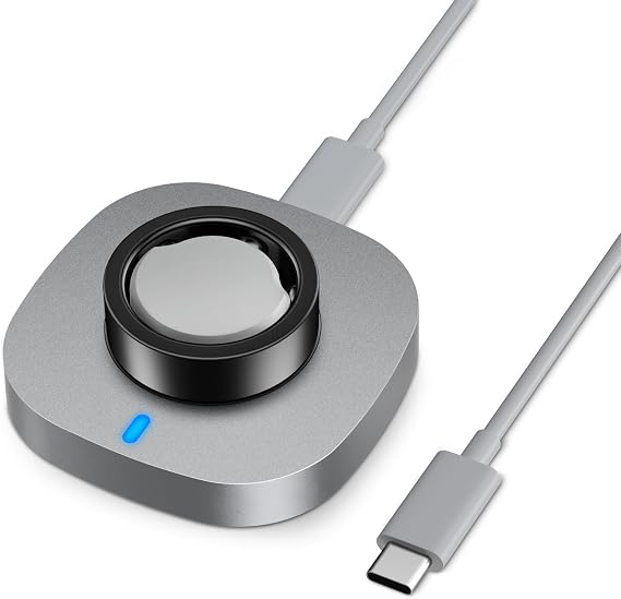 Oura Ring Gen 3 Size 6 Charger, Fast Charging Dock with USB-C Cable