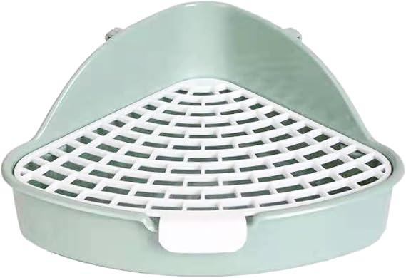 Potty Trainer Corner Litter Pan for Triangle Litter Box Toilet for Hamster Gerbil Small