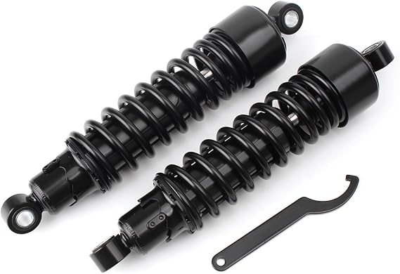 11.75" Motorcycle Rear Shock Absorber Adjustable Lowering Kit Damper | 298mm For Harley Davidson For Sportster XL883 XL1200 Touring Road Street Glide Road King FLT FLHT FLHR FLTR FLHX 1980-2025