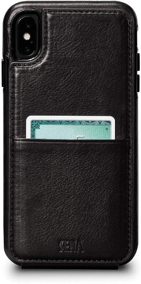 Sena Cases iPhone XS Max WalletSkin Black - SFD411NPUS