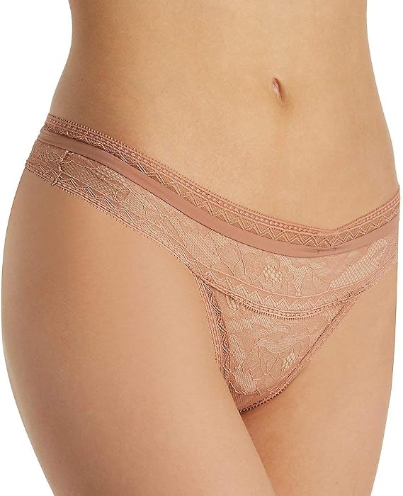 Calvin Klein Women's Ck Black Obsess Thong