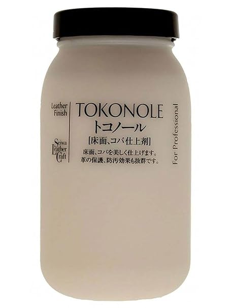 Seiwa Tokonole Leather Finish Burnishing Gum 500g Clear Leathercraft