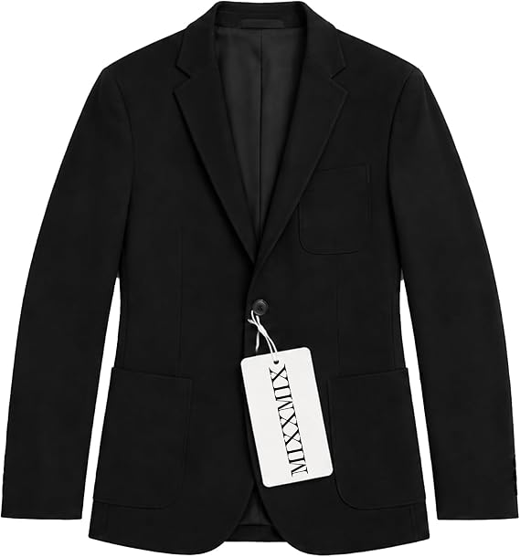 Mixxmix Suit Coats for Men Black Blazer Jackets