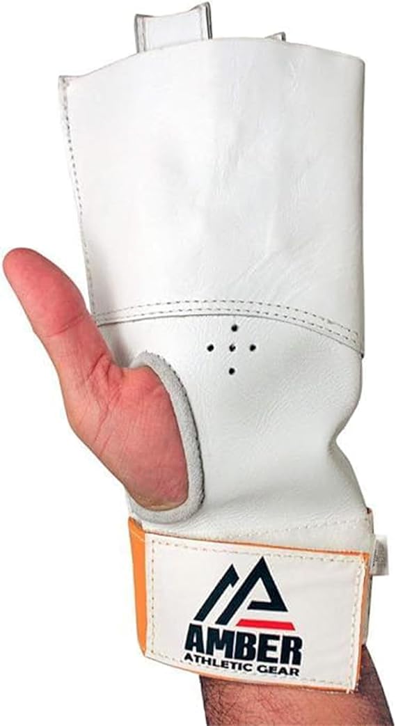 Amber Fight Gear Leather Hand Hammer Throw Glove - The Ideal Glove for Hammer Throwers, Experience Comfort and Control, Large