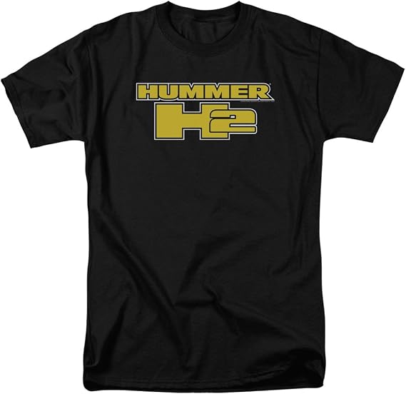 Hummer H2 Block Logo Unisex Adult T Shirt for Men and Women