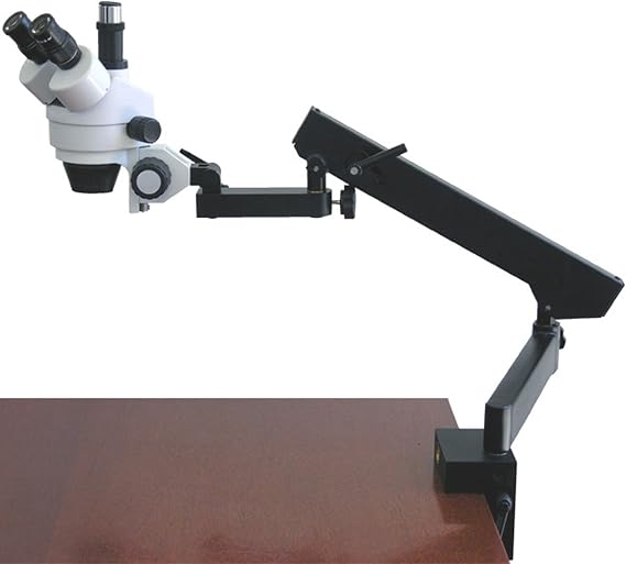 AmScope SM-6TX Trinocular Stereo Zoom Microscope, 3.5X-45X Magnification