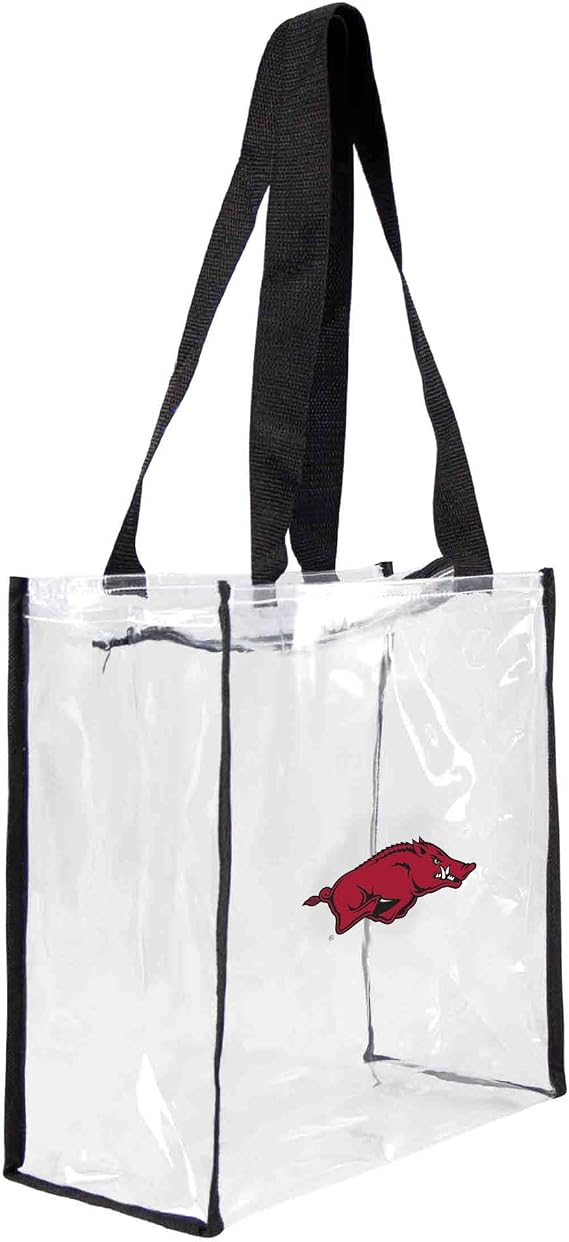 Littlearth NCAA North Carolina State Wolfpack Clear Square Stadium Tote