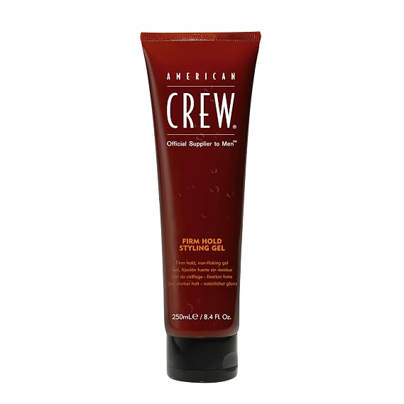 American Crew Men's Styling Gel, Firm Hold & High Shine, 8.4 fl oz